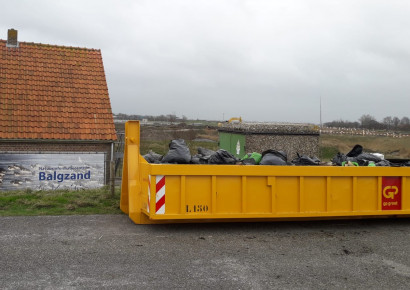 Volle container van GP Groot / Chris van der Vliet