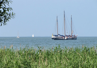 Zicht op het IJsselmeer