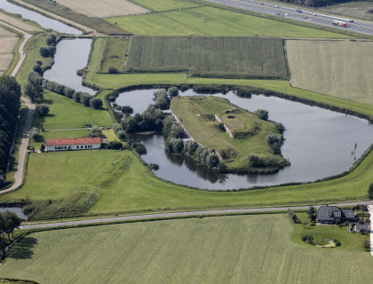 Fort bij Veldhuis / Dutchphoto - Landschap Noord-Holland