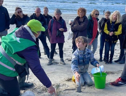 Groene Strand uitleg over duinvorming / Landschap Noord-Holland