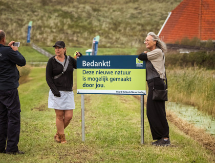 Trotse investeerders van nieuwe natuur in Noord-Holland